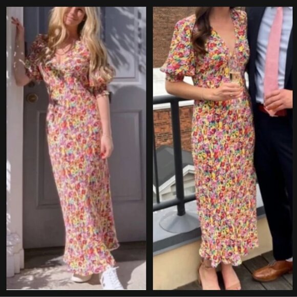 RIXO X TARGET Floral Puff Sleeve Dress US 4 - Picture 1 of 14